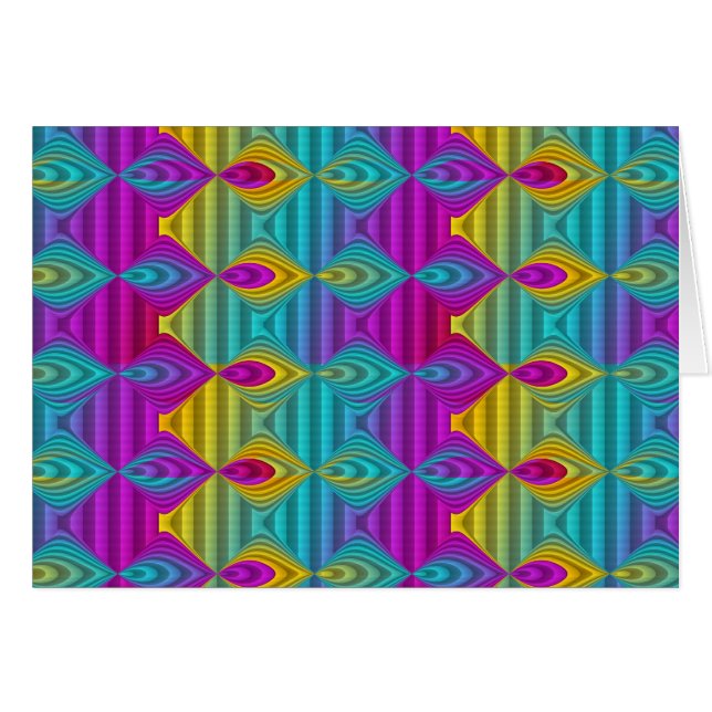 Patrón ARTs - franjas de color 3D 22 (Anverso (Horizontal))