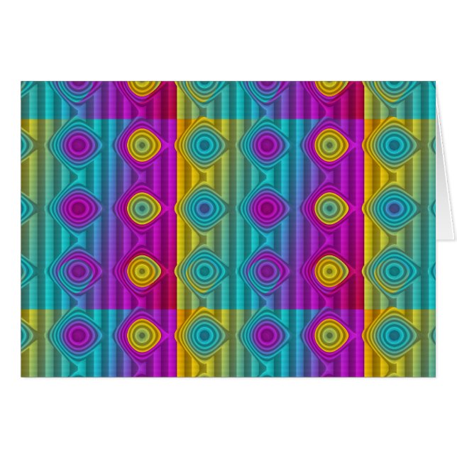 Patrón ARTs - rayas 3D coloreadas 20 (Anverso (Horizontal))
