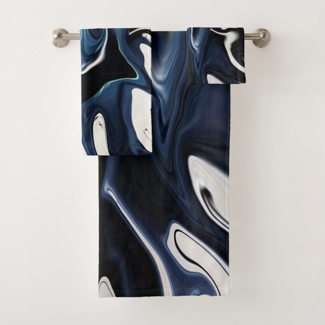 Patrón azul borroso (In situ)