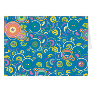 Patrón azul de círculo superchica