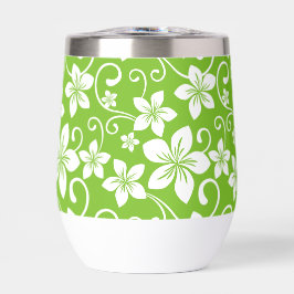 PATRÓN AZUL DE HAWAII EN LIME