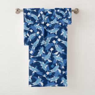 Patrón azul - Koi Fish