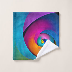 Patrón azul rosado del arte del resumen floral mod