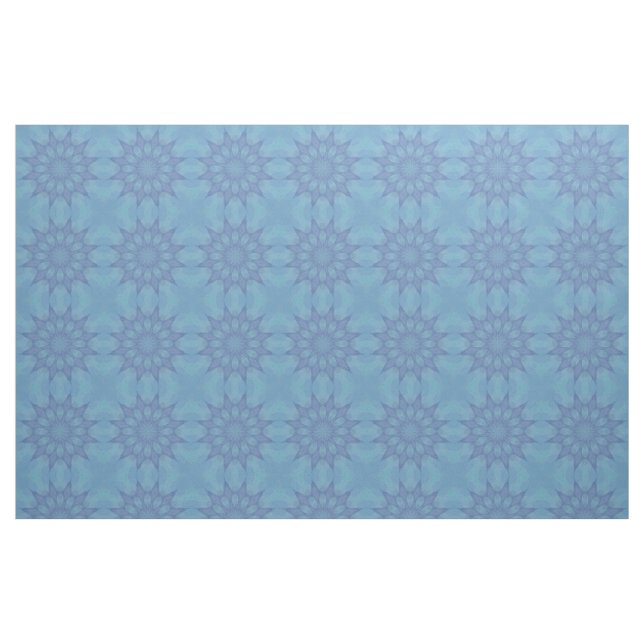 Patrón azul y turquesa 2 - Tela ("Cuarto gordo" (fat quarter))