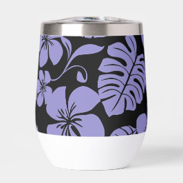 PATRÓN BIKINI ROSA EN NEGRO/LAVENDERO