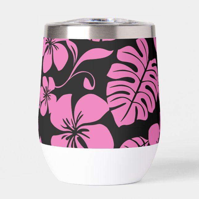 PATRÓN BIKINI ROSA EN NEGRO/ROSA (Frente)