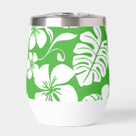 PATRÓN BIKINI ROSA EN VERDE GRIS