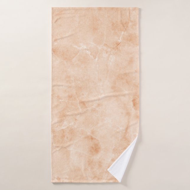 Patrón blanco de textura de mármol (Toalla de baño)