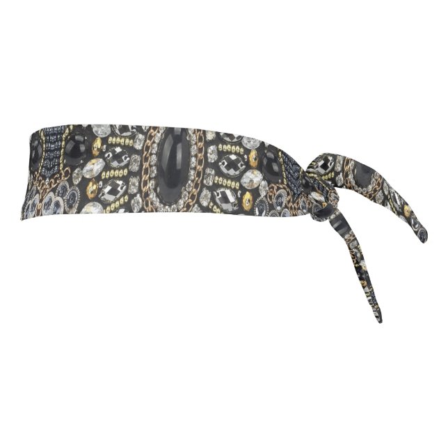 patrón bohemio de arte deco negro y oro (Girar 90)
