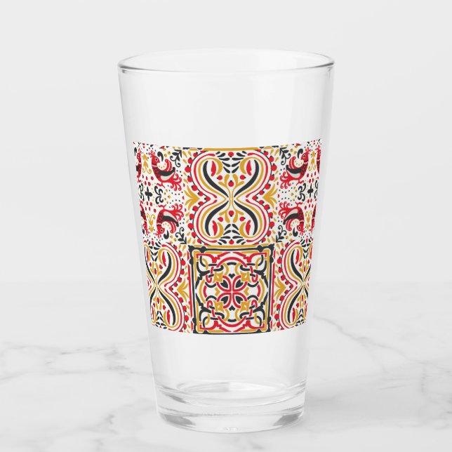 Patrón boho chic de estilo ruso (Anverso)