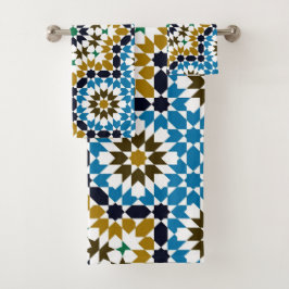 Patrón boho geométrico tradicional mosaico marroqu