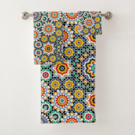Patrón boho tradicional mosaico marroquí