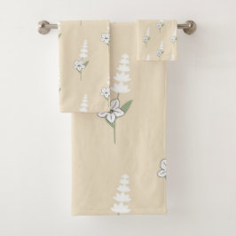Patrón Botánico Bohemio Beige Floral