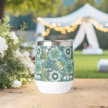 Patrón botánico boho floral