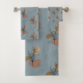 Patrón botánico Boho Mocha Mousse and Accents