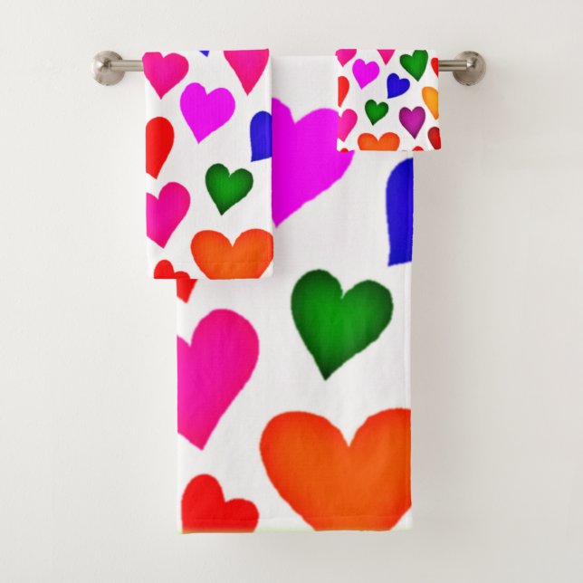 Patrón cardíaco multicolor vibrante (In situ)