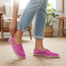 Patrón Chic con Purpurina Colorida Rosa