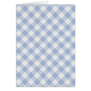 Patrón clásico de Gingham azul comprobado