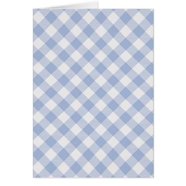 Patrón clásico de Gingham azul comprobado (Frente)