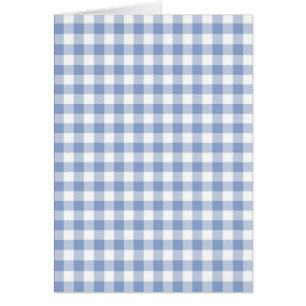 Patrón clásico de Gingham azul comprobado