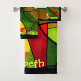 Patrón colorido abstracto