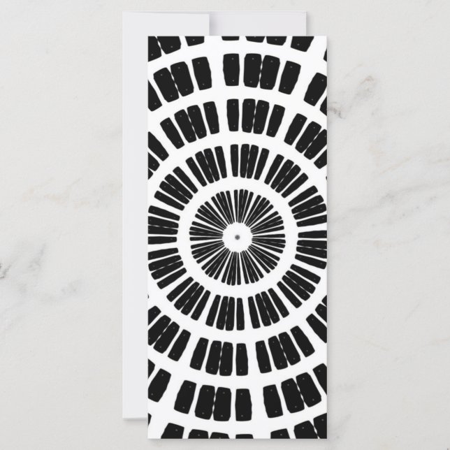 patrón concéntrico de telaraña abstracta (Anverso)