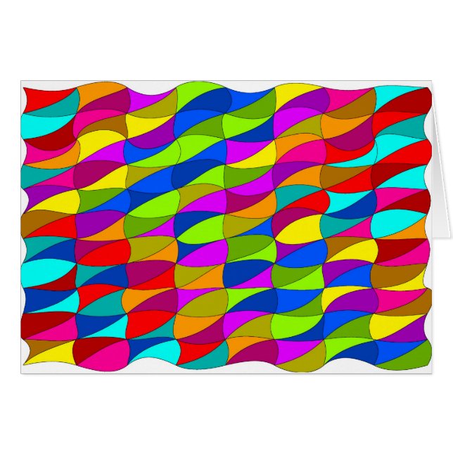 Patrón confuso de la energía de las flores (Anverso (Horizontal))