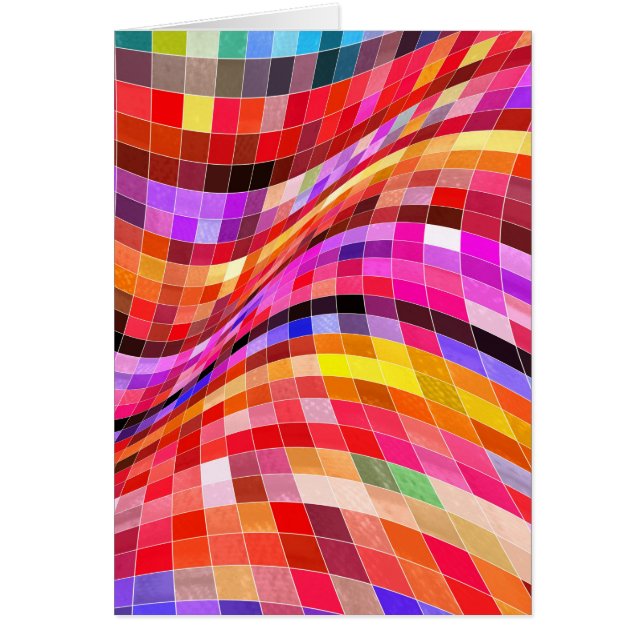 Patrón cuadrado psicodélico (Frente)