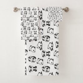 Patrón Cute Pandas