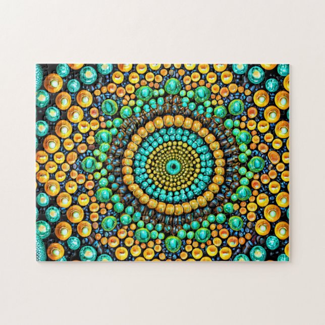 Patrón de abalorios 3 Sencillo rompecabezas de fot (Horizontal)