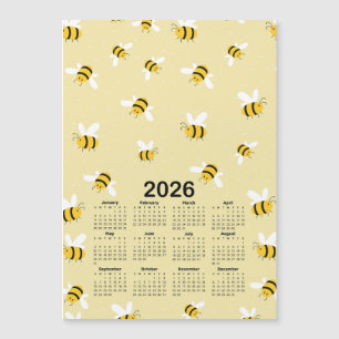 Patrón de abejas de miel amarilla 2026
