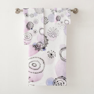 Patrón de acuarela de tonos cálidos