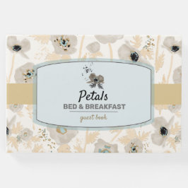 Patrón de acuarela del libro de invitados de alqui