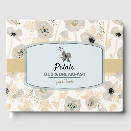 Patrón de acuarela del libro de invitados de alqui