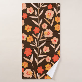 patrón de acuarela vintage, textura floral con ha