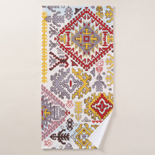 Patrón de adorno paisley de alfombras indias. Mand