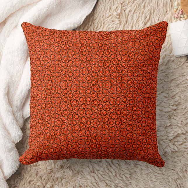 patrón de almohadas de lanzamiento de naranja quem (Manta)