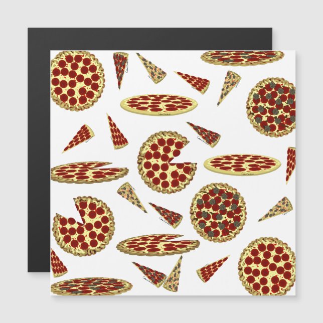 Patrón de Amante de Pizza (Anverso/Reverso)