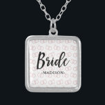 Patrón de anillo de Boda de novia y collar de nomb<br><div class="desc">Patrón de anillo de Boda de novia y collar de nombre.</div>