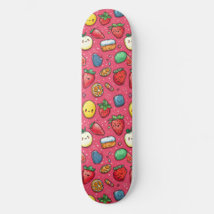 Patrón de Anime Japonés Lindo Patineta