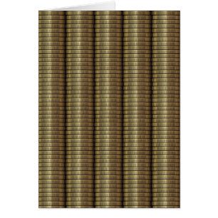 Patrón de apilamiento de monedas divertido y creat