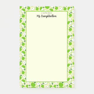 Patrón de Apple Una nota de Cute de Maestros