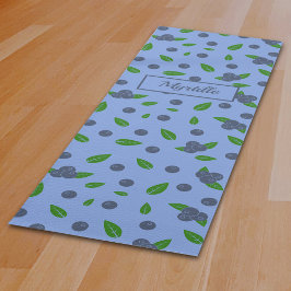 Patrón de arándano Yoga Mat