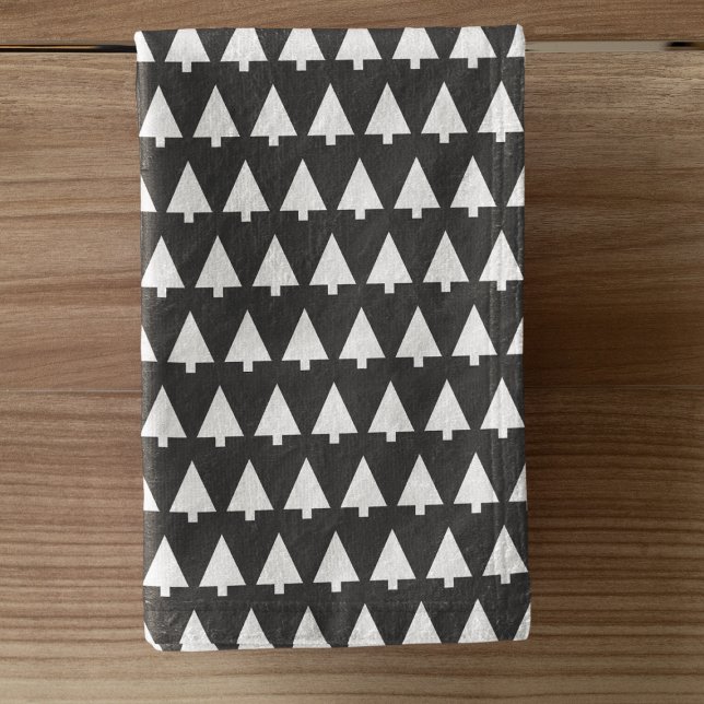 Patrón de árbol de escáner | Blanco y negro Minima (Subido por el creador)