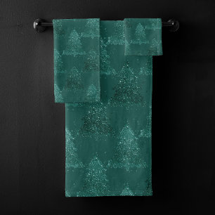 Patrón de árbol móvil Navidades Verde azulados o