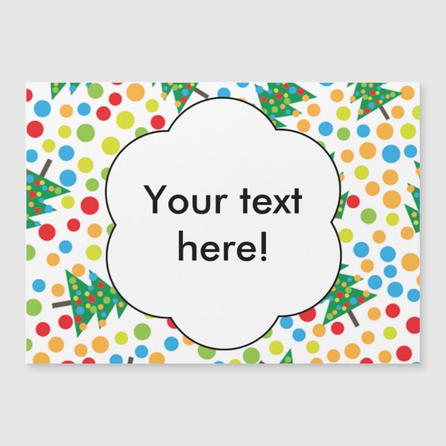 patrón de árboles de Navidad (Anverso)