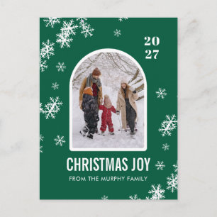 Patrón de arco de copos de nieve de Navidad foto f