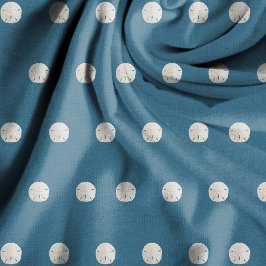 Patrón de arena blanca Marina Tela azul