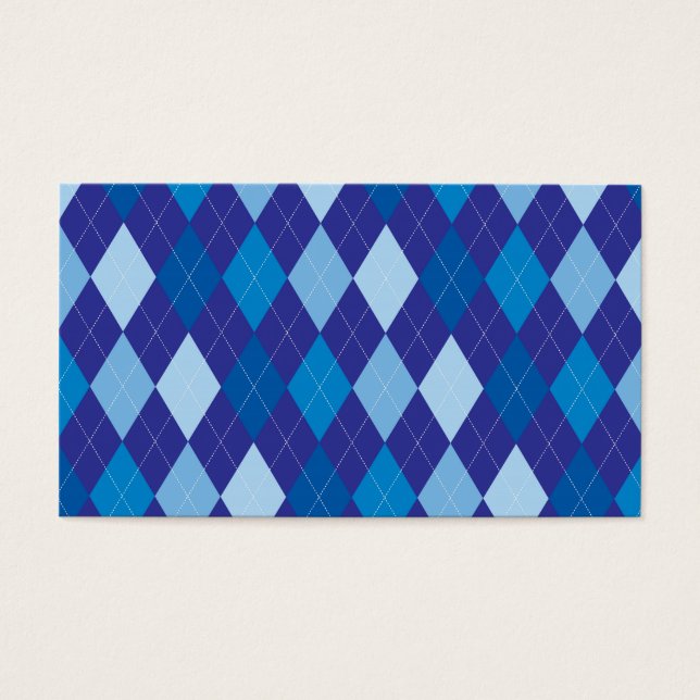 Patrón de argyle azul (Frente)