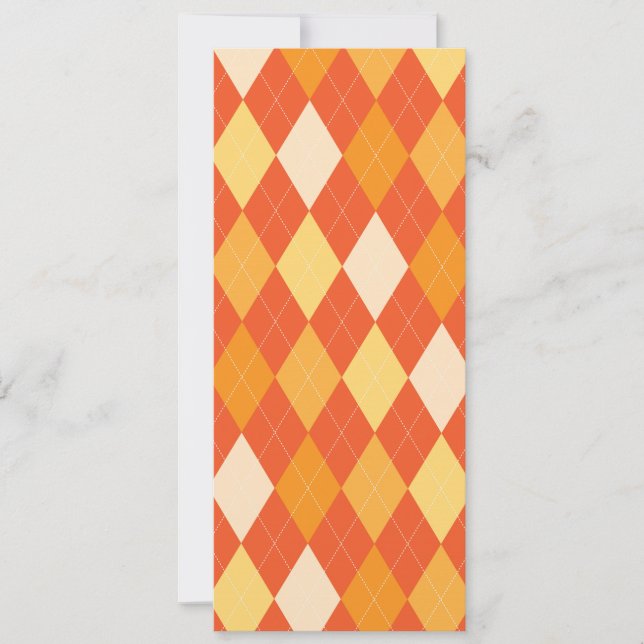 patrón de argyle naranja (Anverso)